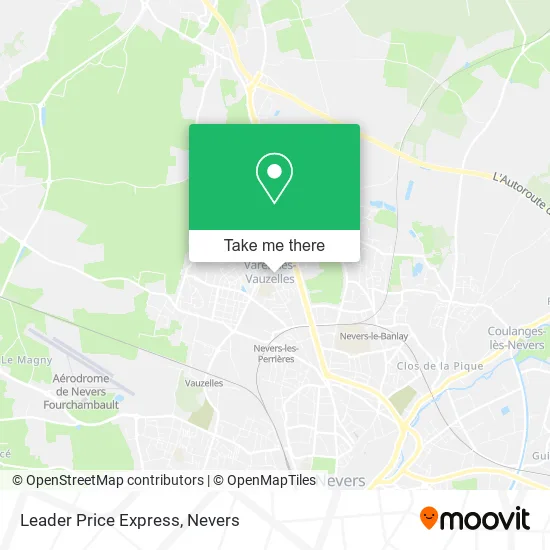 Leader Price Express map