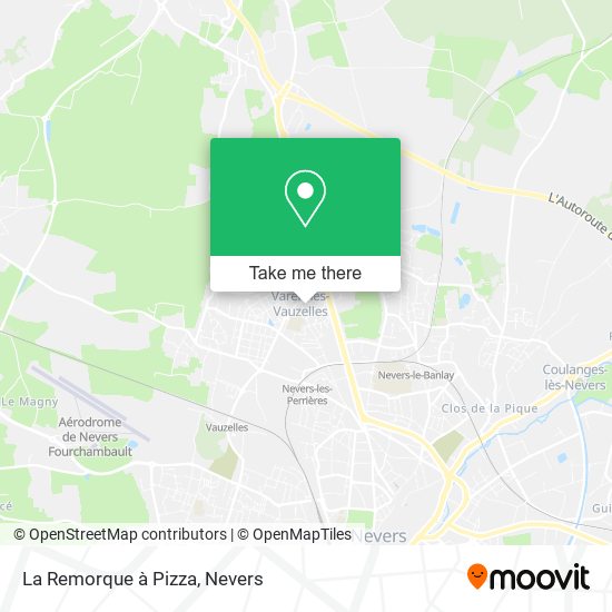 La Remorque à Pizza map
