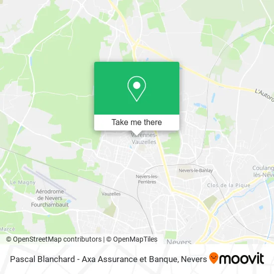 Pascal Blanchard - Axa Assurance et Banque map