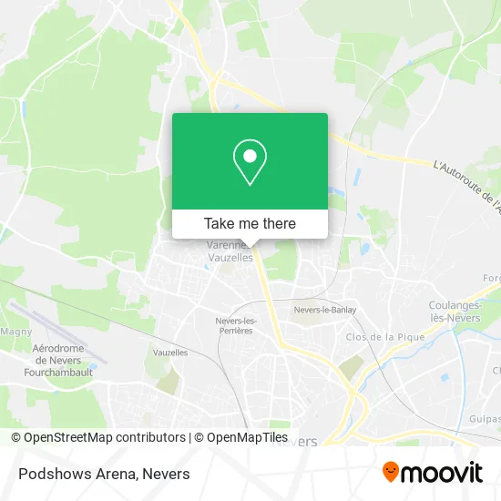 Podshows Arena map