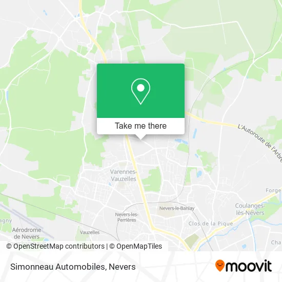 Simonneau Automobiles map