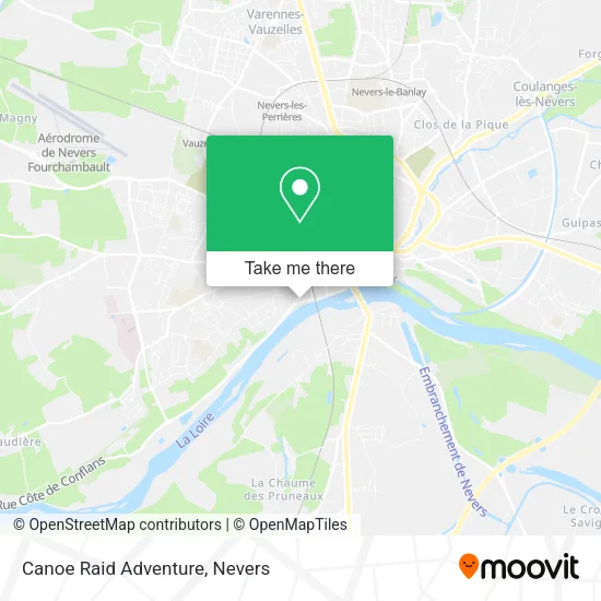 Canoe Raid Adventure map
