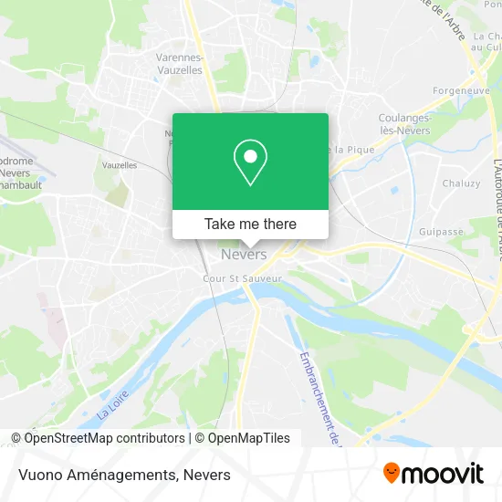 Vuono Aménagements map