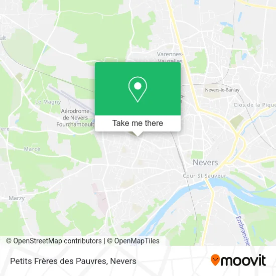 Petits Frères des Pauvres map
