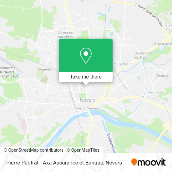 Pierre Pautrat - Axa Assurance et Banque map