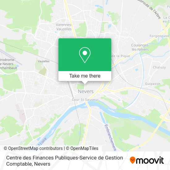 Centre des Finances Publiques-Service de Gestion Comptable map
