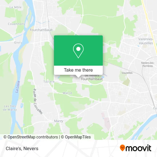 Claire's map