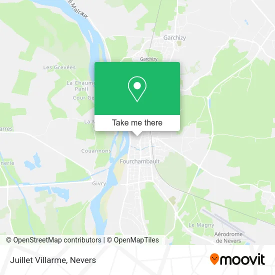 Juillet Villarme map