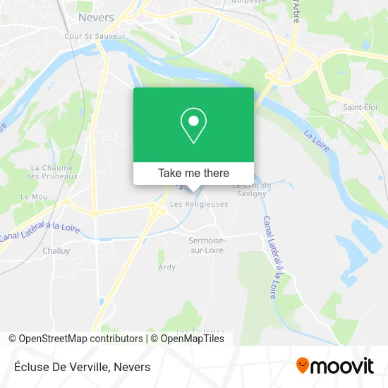 Écluse De Verville map