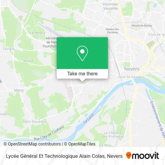 Lycée Général Et Technologique Alain Colas map