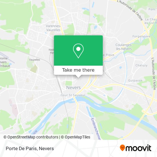 Mapa Porte De Paris