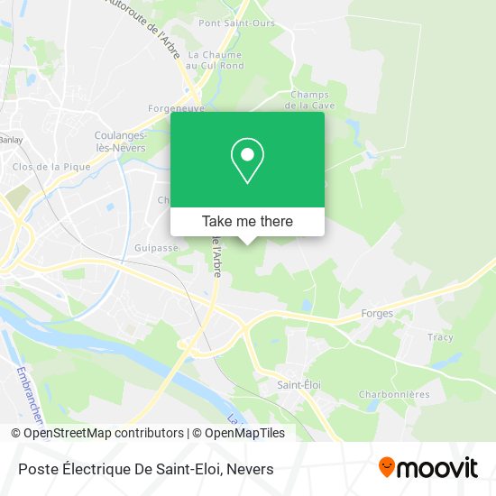 Poste Électrique De Saint-Eloi map