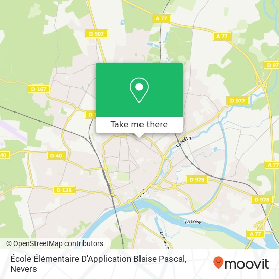 Mapa École Élémentaire D'Application Blaise Pascal
