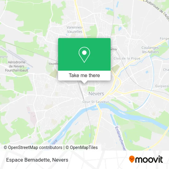 Espace Bernadette map