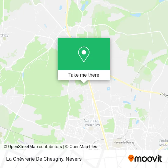 La Chèvrerie De Cheugny map