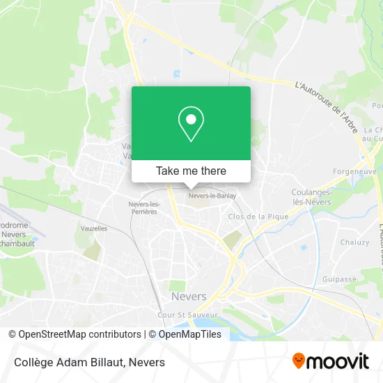 Collège Adam Billaut map