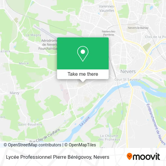 Lycée Professionnel Pierre Bérégovoy map