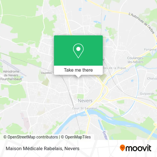 Maison Médicale Rabelais map