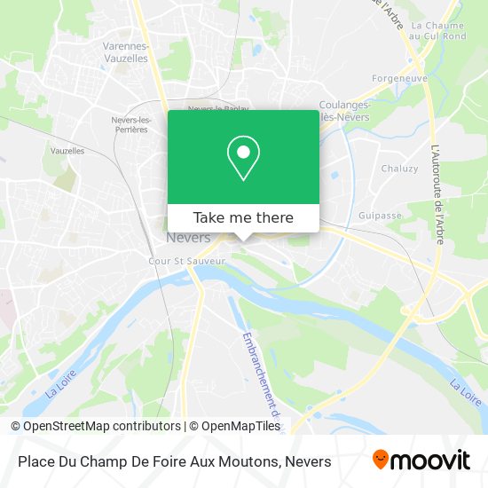 Place Du Champ De Foire Aux Moutons map