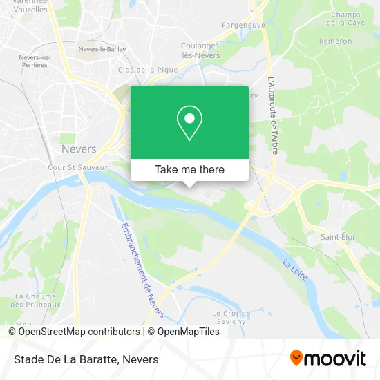 Stade De La Baratte map