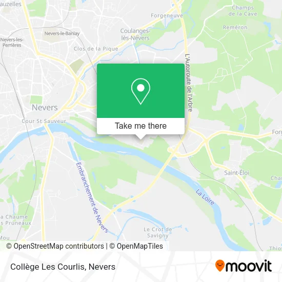 Collège Les Courlis map