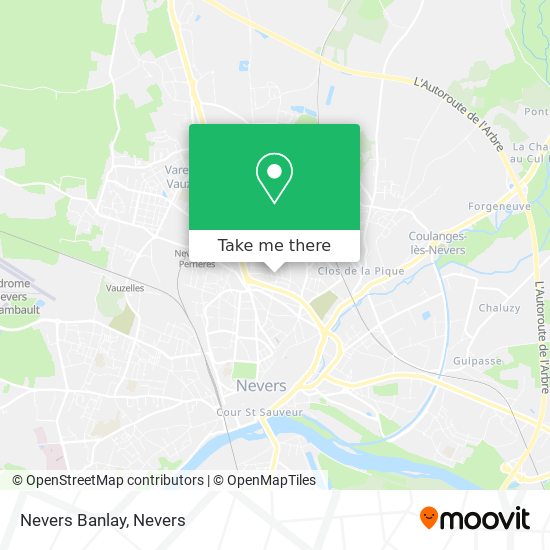 Nevers Banlay map