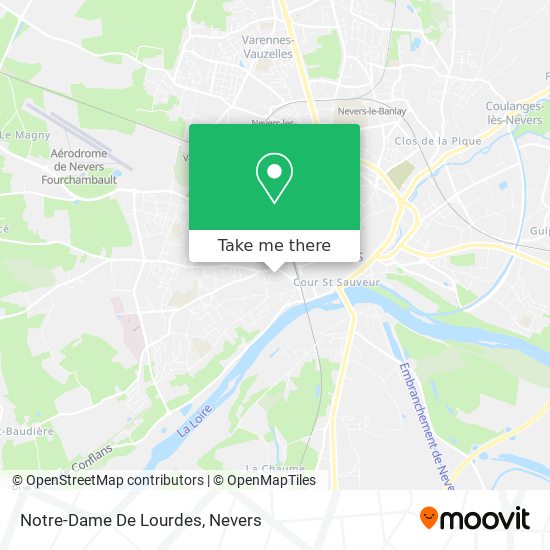 Mapa Notre-Dame De Lourdes