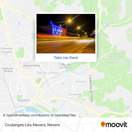 Coulanges-Lès-Nevers map