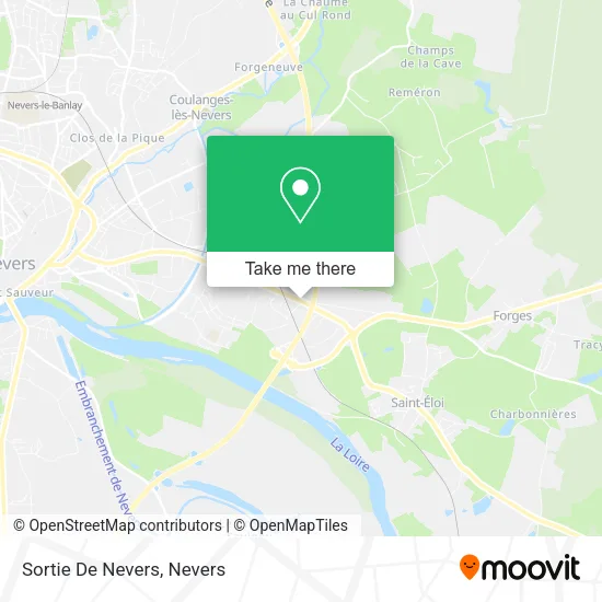 Sortie De Nevers map