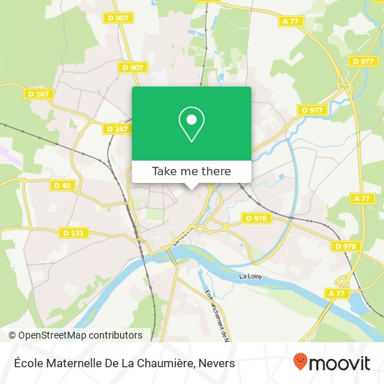 École Maternelle De La Chaumière map