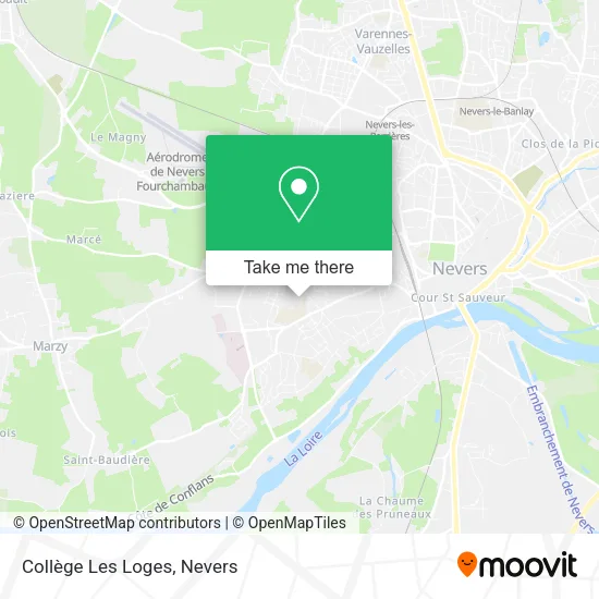 Collège Les Loges map