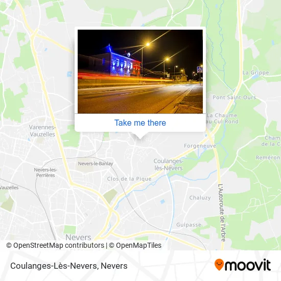 Coulanges-Lès-Nevers map