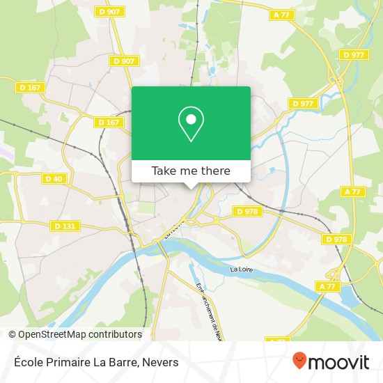 École Primaire La Barre map