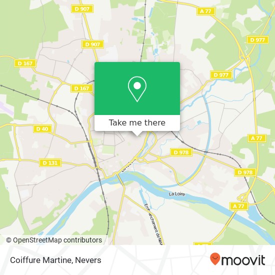 Coiffure Martine map