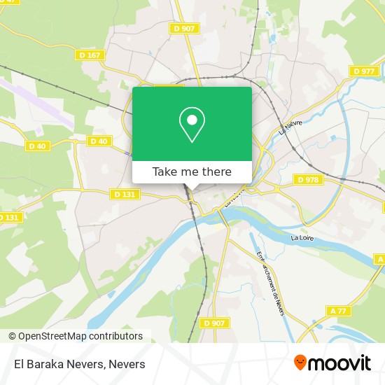 El Baraka Nevers map