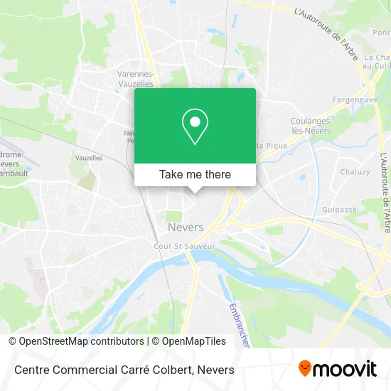 Centre Commercial Carré Colbert map