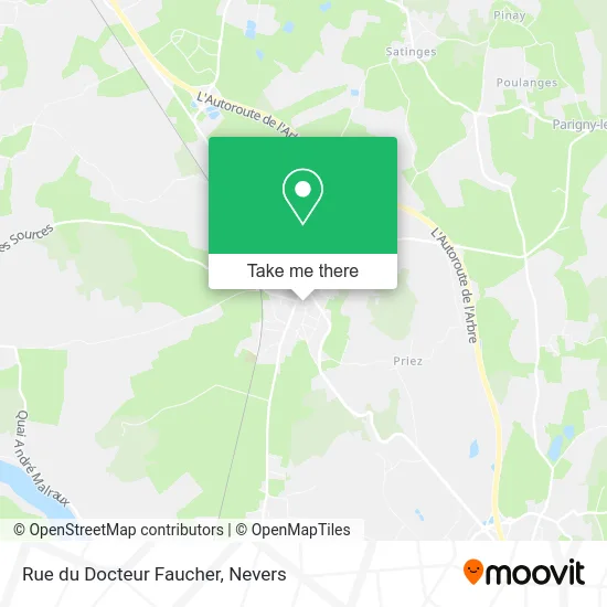 Rue du Docteur Faucher map