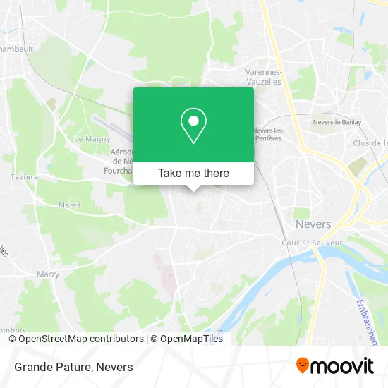 Grande Pature map