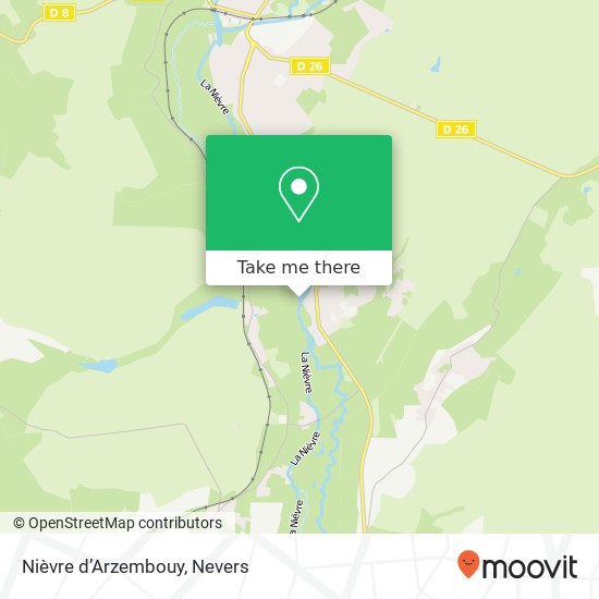 Mapa Nièvre d’Arzembouy