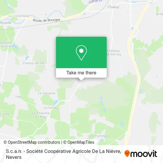 S.c.a.n. - Société Coopérative Agricole De La Nièvre map