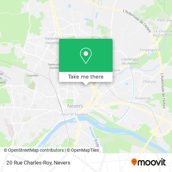 Mapa 20 Rue Charles-Roy