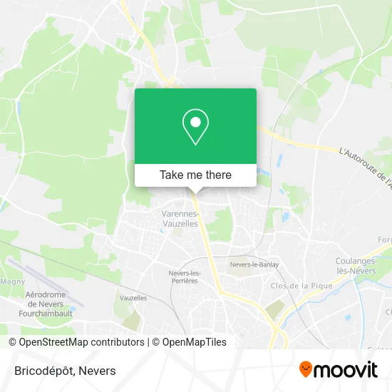 Bricodépôt map