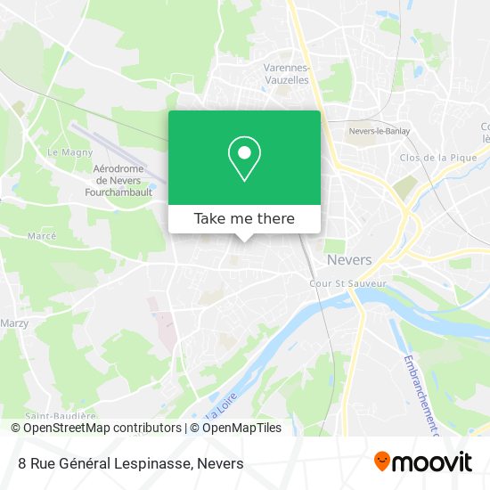 Mapa 8 Rue Général Lespinasse