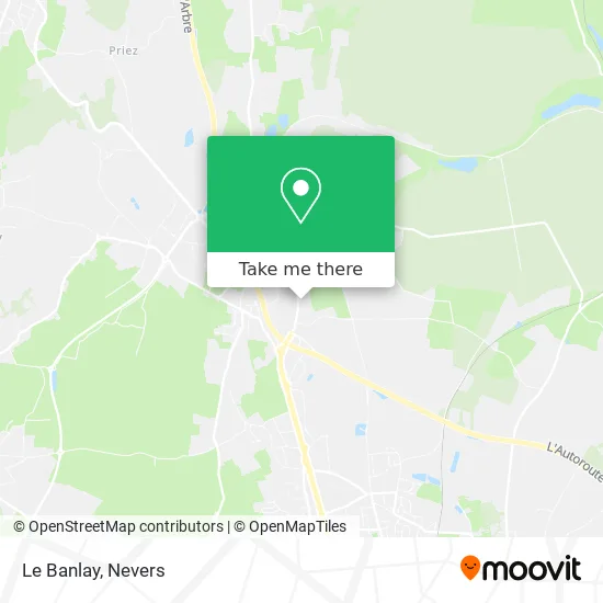Le Banlay map