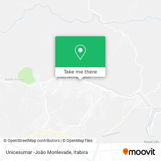 Unicesumar -João Monlevade map