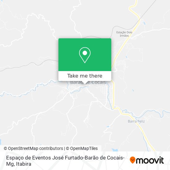 Espaço de Eventos José Furtado-Barão de Cocais-Mg map