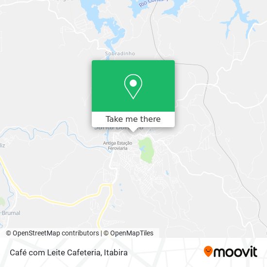 Café com Leite Cafeteria map