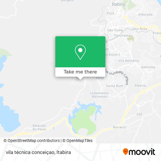 vila técnica conceiçao map
