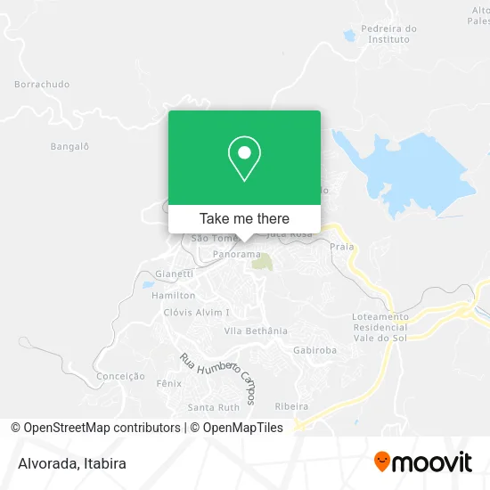 Alvorada map
