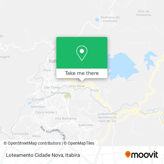 Loteamento Cidade Nova map